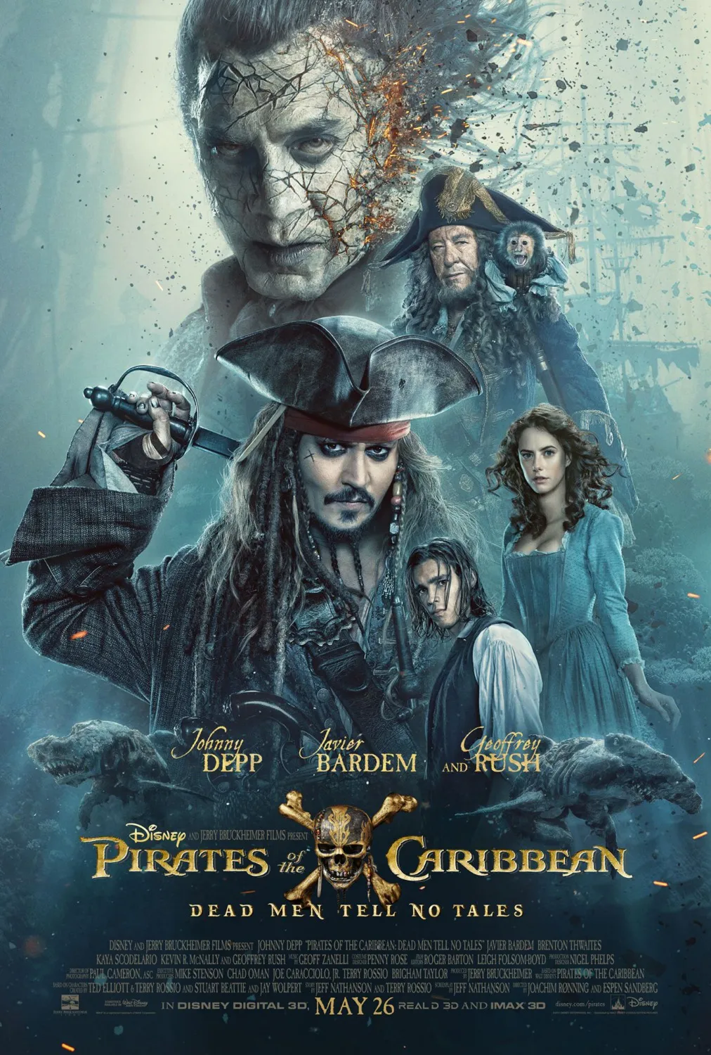 Pirates of the Caribbean: Dead Men Tell No Tales, cover photo